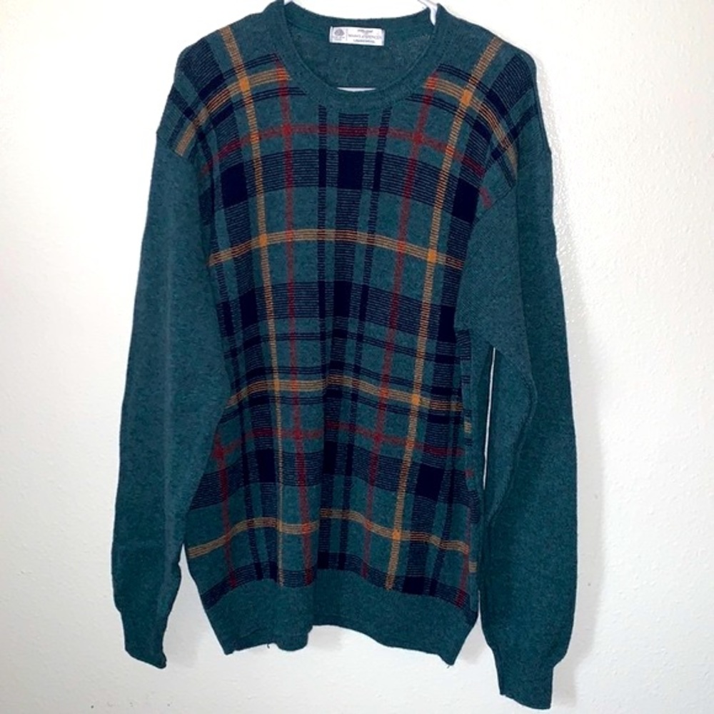 VINTAGE ST. MICHAEL FROM MARKS AND SPENCER LAMBSWOOL MEN’S SWEATER SIZE …
